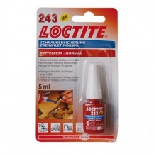 Loctite 243 5 ml zajištění šroubů střední pevnost