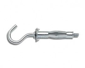 Ocelové hmoždinky s hákem HOD-C Ocel Zinek bílý