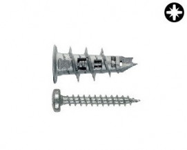 Kovové hmoždinky do sádrokartonu s vrutem MJP-S Ocel Bílý zinek