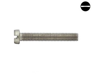Šrouby s válcovou hlavou Din 84B Nerez A2