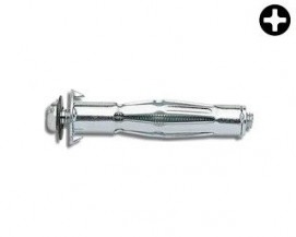 Ocelové hmoždinky se šroubem HOD-S Ocel Zinek bílý