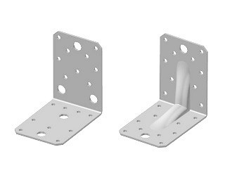 Úhelníky 65x90x90mm Nerez