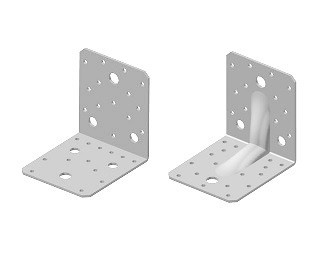 Úhelníky 90x105x105mm Nerez