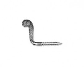 Obrtlíky s vrutem Ocel Zinek bílý