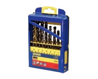 Střední sada vrtáků do tvrdokovu HSS Cobalt