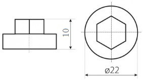 Krytky pro TEX vruty