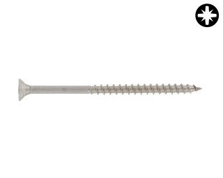 Univerzální zápustné vruty PZ s částečným závitem Nerez A2