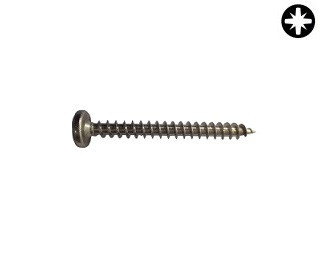 Univerzální vruty s půlkulatou hlavou PZ Nerez A2