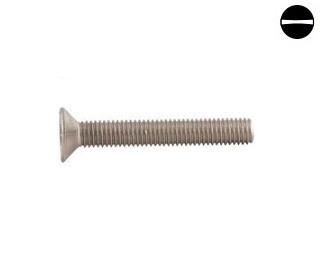 Šrouby se zápustnou hlavou DIN 963 Nerez A2
