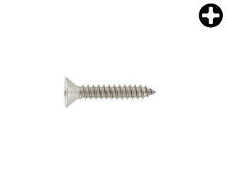 Zápustné vruty do plechu PH DIN 7982 Nerez A2