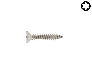 Zápustné vruty do plechu TORX DIN 7982 Nerez A2