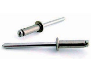 Trhací nýty Nerez A2