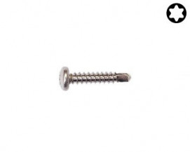 Vruty do kovu s předvrtáním Torx DIN 7504N Nerez A2