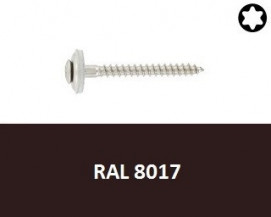 Klempířské vruty Nerez A2 RAL 8017