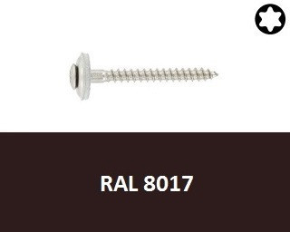 Klempířské vruty Nerez A2 RAL 8017