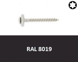 Klempířské vruty Nerez A2 RAL 8019