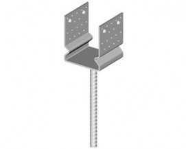 Kotevní patky s prolisy