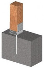 Kotevní patky s prolisy