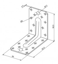 Úhelníky 65x90x90mm