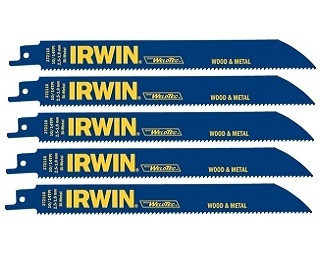 Bimetalové listy do mečových pil pro řezání kovu a dřeva