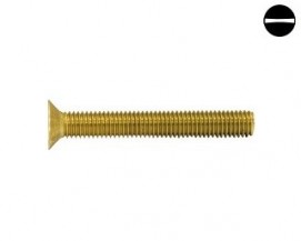 Šrouby se zápustnou hlavou DIN 963 Ocel Žlutý zinek