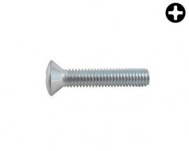 Šrouby s čočkovou hlavou DIN 966 Ocel Zinek bílý
