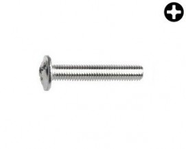 Okrasné šrouby DIN 967 Ocel Zinek bílý