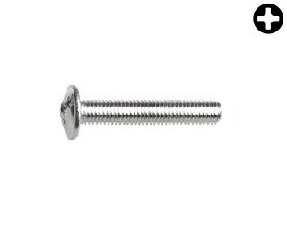 Okrasné šrouby DIN 967 Ocel Zinek bílý