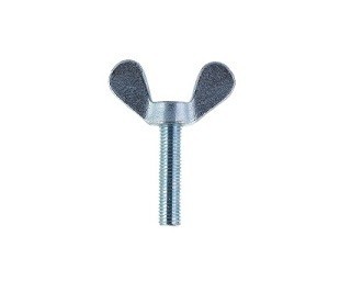 Křídlové šrouby GT DIN 316 Ocel Zinek bílý