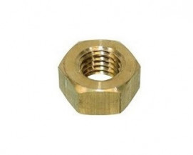 Šestihranné matice DIN 934 Mosaz