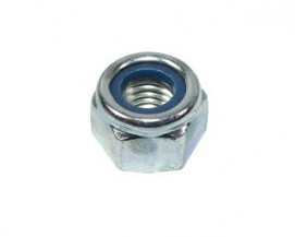 Pevnostní pojistné matice DIN 985 Ocel 10 Zinek bílý