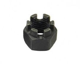 Korunkové matice DIN 935 Ocel Bez povrchové úpravy