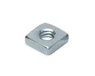 Čtyřhranné matice DIN 562 Ocel 4 Zinek bílý