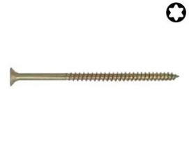 Univerzální zápustné vruty Torx s částečným závitem Ocel Žlutý zinek