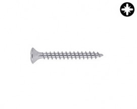 Univerzální čočkové vruty PZ Ocel Zinek bílý