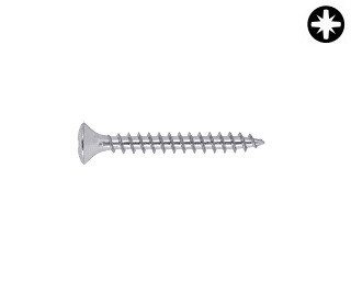 Univerzální čočkové vruty PZ Ocel Zinek bílý