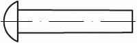 Rozklepávací nýty DIN 660 Ocel Bez povrchové úpravy