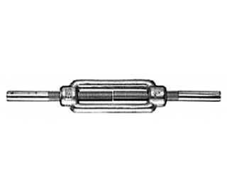 Napínače na lano k navaření DIN 1480 Ocel Zinek bílý
