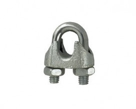 Lanové svorky DIN 741 Ocel Zinek bílý