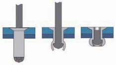 Zápustné trhací nýty Ocel/Ocel