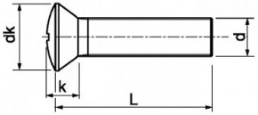 Šrouby s čočkovou hlavou DIN 966 Ocel Zinek bílý