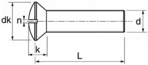 Šrouby s čočkovou hlavou DIN 964 Ocel Zinek bílý