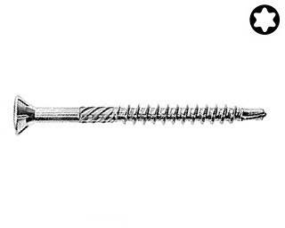 Vrtací stavební vruty RAPI-TEC BSP Ocel Zinek bílý