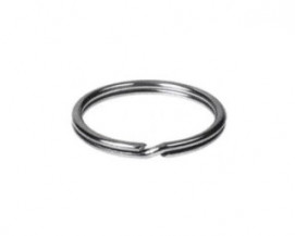 Kroužky na klíče Poniklovaná ocel