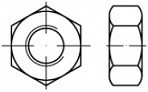 Konstrukční šestihranné matice DIN 6915 Ocel 10 Bez povrchové úpravy