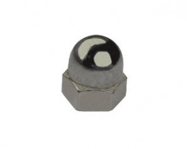 Kloboukové matice DIN 1587 Ocel Bez povrchové úpravy