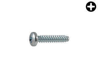 Šrouby do plechu PH DIN 7981F Ocel Zinek bílý