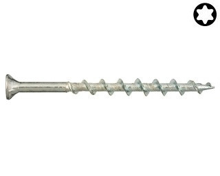 Zápustné kotevní vruty do pórobetonu Ocel Zinek bílý