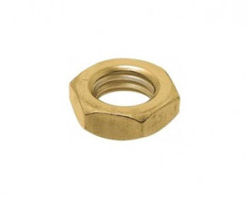 Nízké matice DIN 439 Mosaz