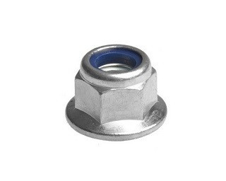 Pojistné límcové matice DIN 6926 Ocel 8 Zinek bílý